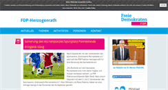 Desktop Screenshot of fdp-herzogenrath.de